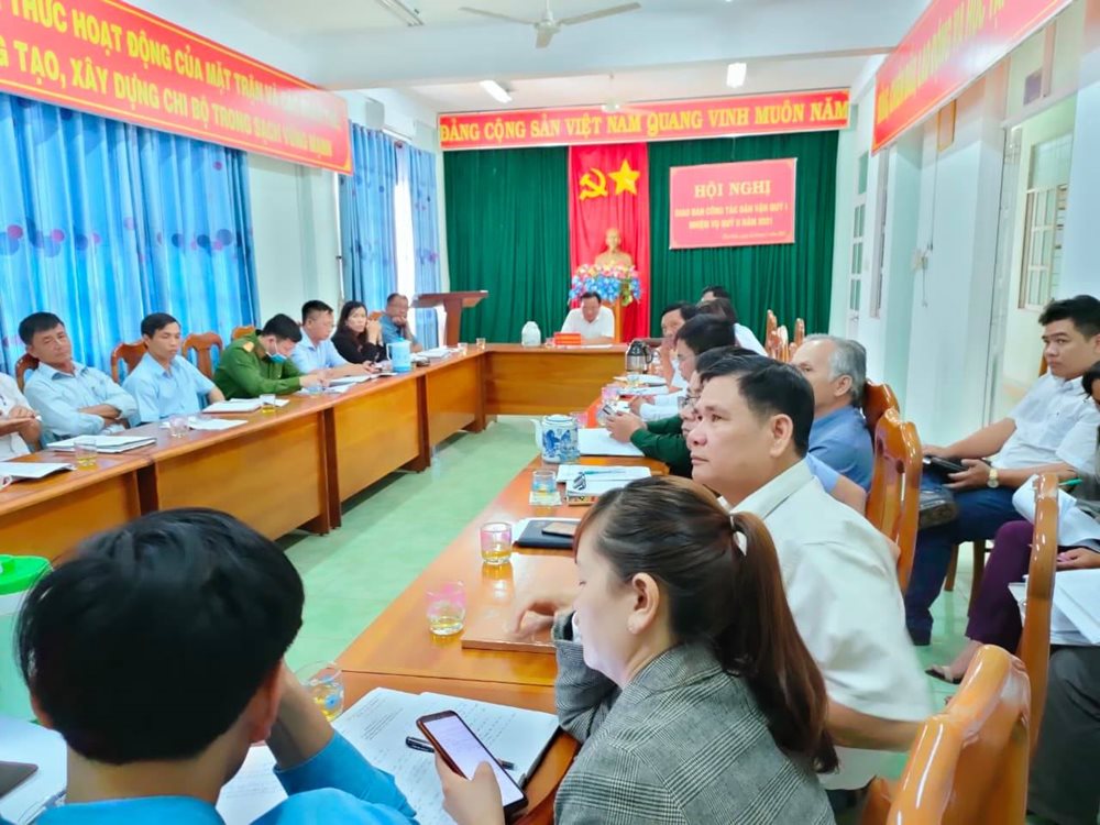 Huyện ủy Chư Pưh sơ kết công tác dân vận quý I năm 2021