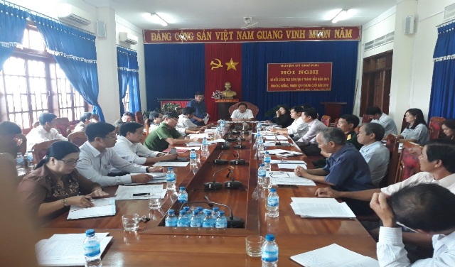 Huyện ủy Chư Pưh tổ chức Hội nghị sơ kết công tác Dân vận 6 tháng đầu năm 2018