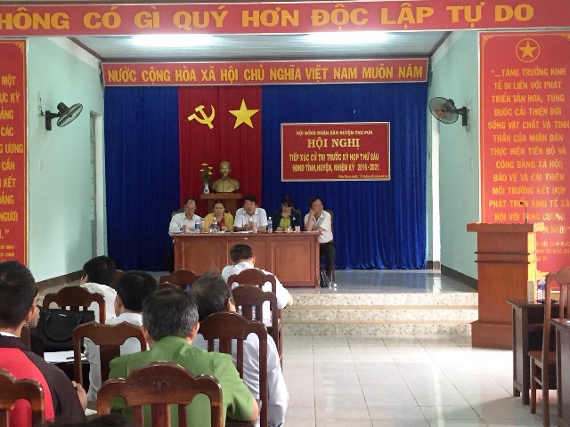 Đại biểu HĐND tỉnh tiếp xúc cử tri tại xã Chư Don