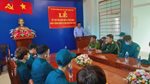 Thị trấn Nhơn Hòa: Lễ kết nạp dân quân mới và công nhận hoàn thành nghĩa vụ dân quân năm 2023.