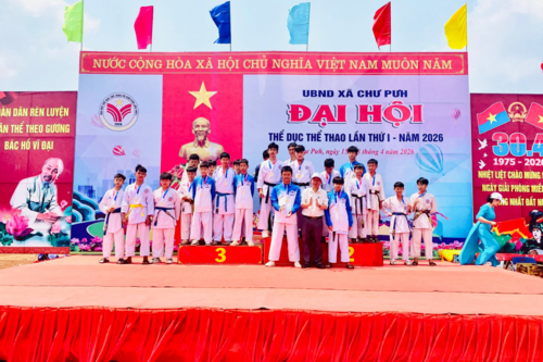 Bế mạc Đại hội Thể dục thể thao xã Chư Pưh lần thứ I, năm 2026.