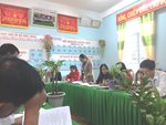 Chủ nhiệm Ủy ban Kiểm tra Đảng Huyện ủy dự sinh hoạt Chi bộ Trường Tiểu học Phan Chu Trinh 
