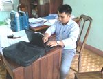 Ủy ban nhân dân xã Ia Blứ tiếp Đoàn kiểm tra CCHC của huyện Chư Pưh kiểm tra công tác CCHC của xã từ đầu năm 2018 đến nay. 