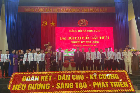 Đại hội đại biểu xã Chư Pưh lần thứ I nhiệm kỳ 2025 - 2030
