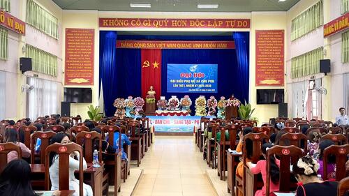 Đại hội đại biểu phụ nữ xã Chư Pưh lần thứ I, nhiệm kỳ 2025 - 2030