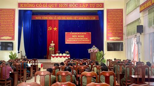 Xã Chư Pưh: Hội nghị sơ kết đánh giá tình hình hoạt động của lực lượng tham gia bảo vệ an ninh, trật tự ở cơ sở 9 tháng đầu năm 2025