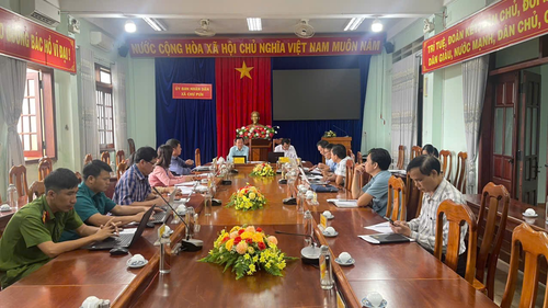 Xã Chư Pưh: Hội nghị chuẩn bị nội dung, chương trình tổ chức kỳ họp thứ 5, HĐND xã khóa I nhiệm kỳ 2021-2026