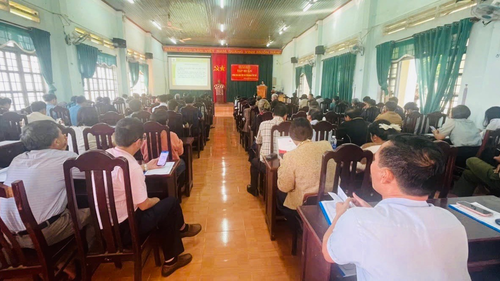 Trung tâm Chính trị xã Chư Pưh: Tổ chức tập huấn công tác dân tộc và tôn giáo năm 2025