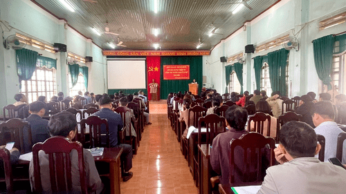 Trung tâm Chính trị xã Chư Pưh: Tập huấn nghiệp vụ công tác Tuyên giáo ở cơ sở năm 2025