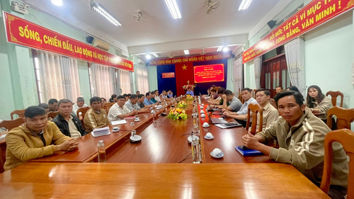 Chư Pưh: Dự hội nghị trực tuyến triển khai công tác bầu cử ĐBQH khóa XVI và đại biểu HĐND các cấp, nhiệm kỳ 2026-2031.