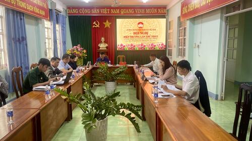 UBMTTQVN xã Chư Pưh: Tổ chức hội nghị hiệp thương lần thứ nhất về giới thiệu người ứng cử đại biểu HĐND xã khóa II, nhiệm kỳ 2026-2031.