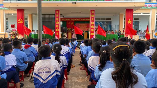 Ghi nhận – Không khí ngày khai giảng năm học mới 2025-2026 ở xã Chư Pưh.