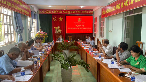 Xã Chư Pưh: Hội nghị Ban chấp hành Hội Nông dân xã lần thứ I, nhiệm kỳ 2023-2028.