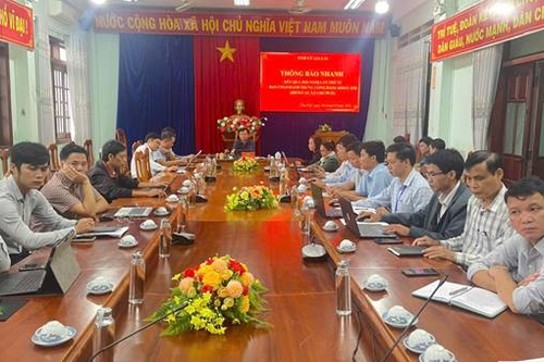 Xã Chư Pưh Dự Hội nghị trực tuyến thông báo nhanh kết quả Hội nghị lần thứ 12 Ban Chấp hành Trung ương Đảng, khoá XIII.