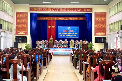 Đại hội đại biểu phụ nữ xã Chư Pưh lần thứ I, nhiệm kỳ 2025 - 2030