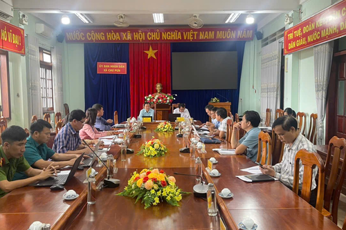 Xã Chư Pưh: Hội nghị chuẩn bị nội dung, chương trình tổ chức kỳ họp thứ 5, HĐND xã khóa I nhiệm kỳ 2021-2026