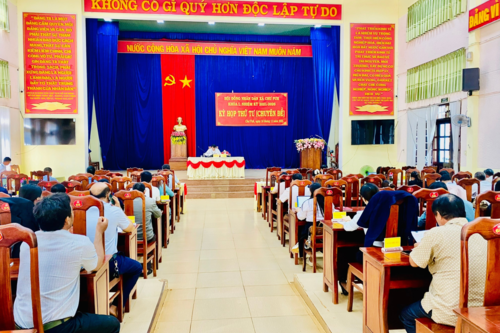 HĐND Xã Chư Pưh: Tổ chức kỳ họp thứ tư (Chuyên đề), HĐND xã khóa I nhiệm kỳ 2021-2026.