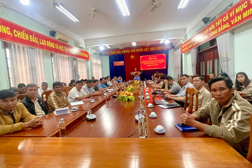 Chư Pưh: Dự hội nghị trực tuyến triển khai công tác bầu cử ĐBQH khóa XVI và đại biểu HĐND các cấp, nhiệm kỳ 2026-2031.